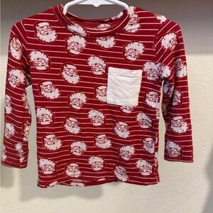 Festive Red Santa Kids Shirt